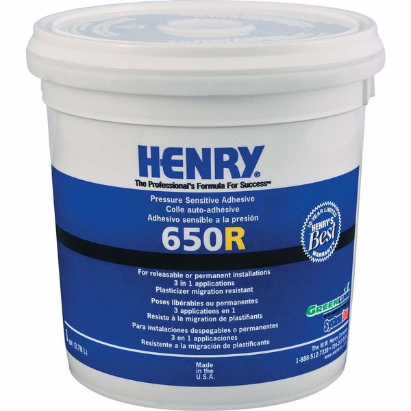 Henry 650R Releasable Bond Pressure Sensitive Adhesive 1 GAL