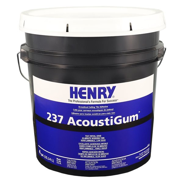 Henry 237 AcoustiGum Acoustical Ceiling Tile Adhesive 4 GAL