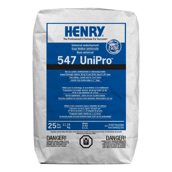 Henry 547 UniPro Universal Underlayment,  Patch & Skimcoat 25 LB
