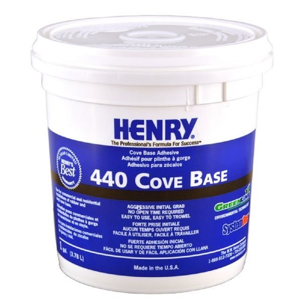 Henry 440 Cove Base Adhesive 1GAL