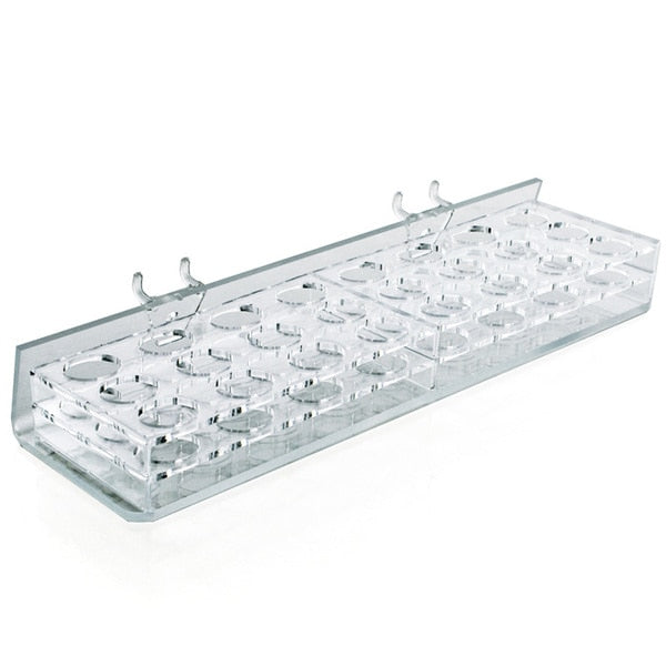 24-Compartment Tray,  Round Slot 0.9375 in. Diameter,  2PK