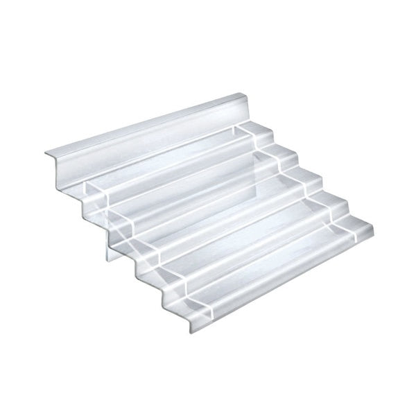 Flip Five-Tier Counter Step Display: 14.75"W x 13.75"D x 8"H