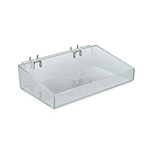 12" W Open Tray for Pegboard or Slatwall,  PK2