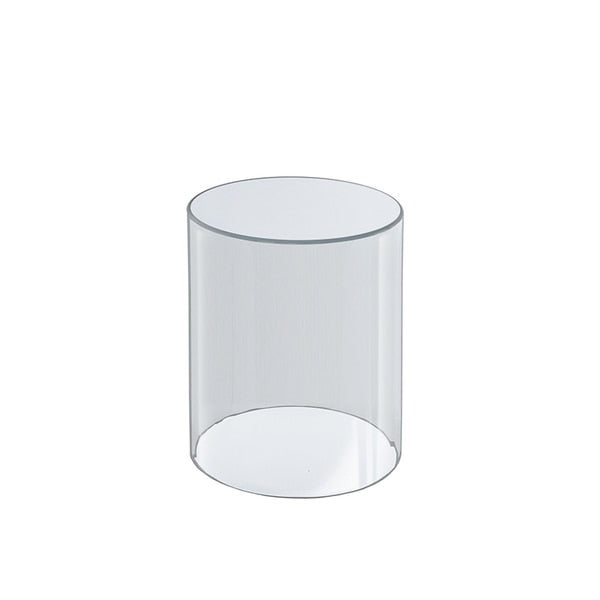 4"W x 8"H Clear Acrylic Cylinder