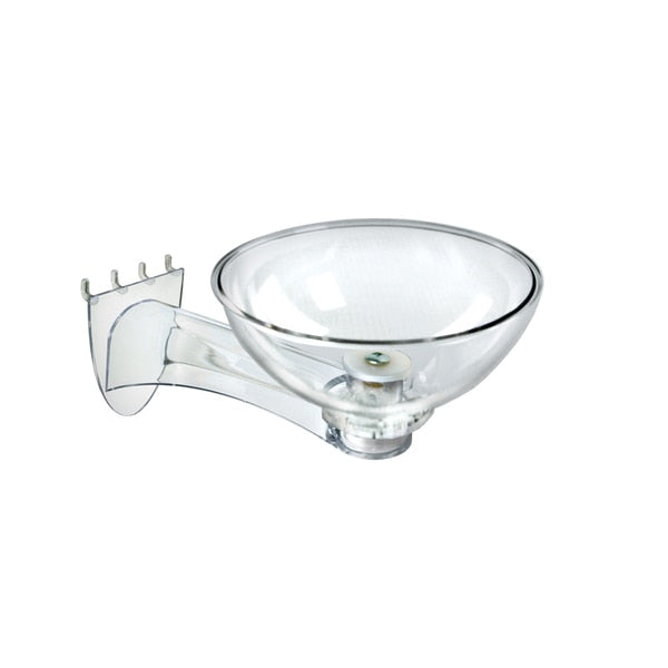 8" Bowl Display for Pegboard/Slatwall,  PK3