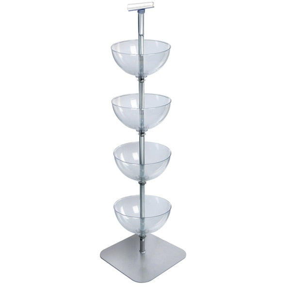 Four-Tiered 14" Bowl Floor Display