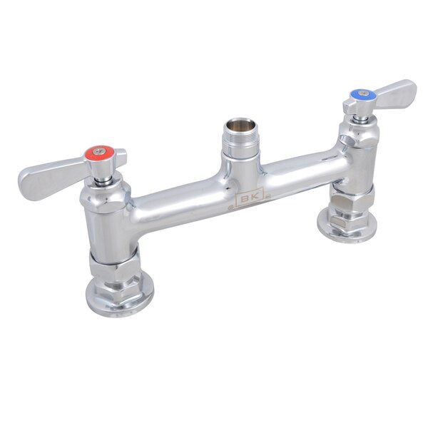 Optiflow Heavy Duty Faucet, Body Only W/Out Spout, 8"O.C. Deck Mount