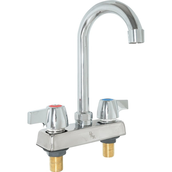 WorkForce Standard Duty Faucet,  3.5"gooseneck spout,  4" O.C.Deck Mount