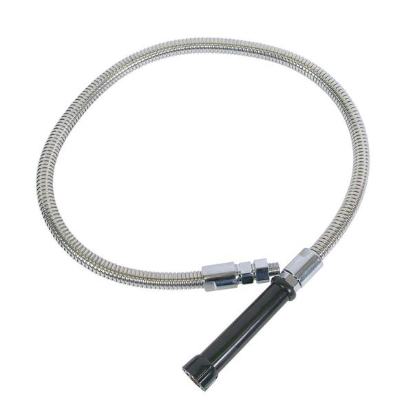 Pre-Rinse Hose 44" Stainless Spray Hose,  Includes Universal Adapter