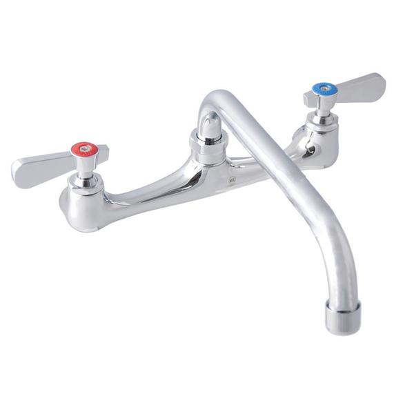 Workforce Standard Duty Faucet,  8" Swing Spout,  8" O.C. Splash Mount