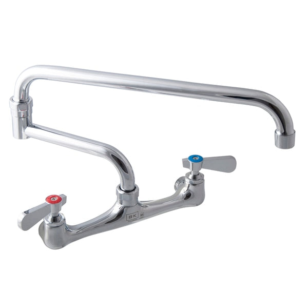 Workforce Standard Duty Faucet with 18" Double-Jointed Swing Spout