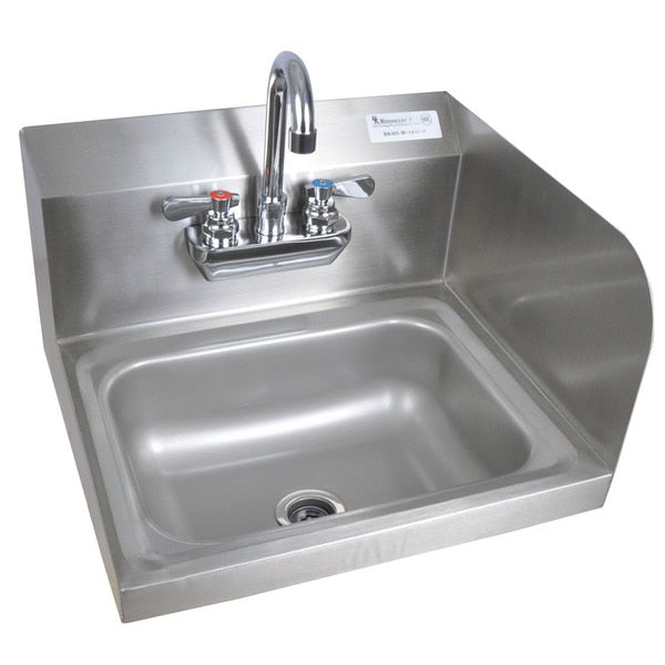 Hand Sink Stainless Steel With Eye Wash Station,  Faucet 14Óx10Óx5Ó