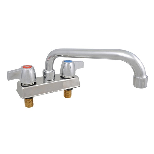 Workforce Standard Duty Faucet,  12" Swing Spout,  4" O.C.Deck Mount