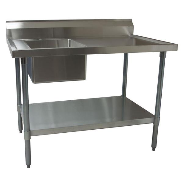 30 in W x 60 in L x Free Standing,  Stainless Steel,  Prep Table