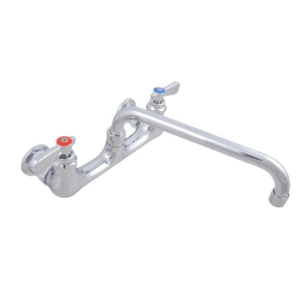 Heavy Duty Faucet,  6" Swing Spout,  8" O.C. Splash Mount