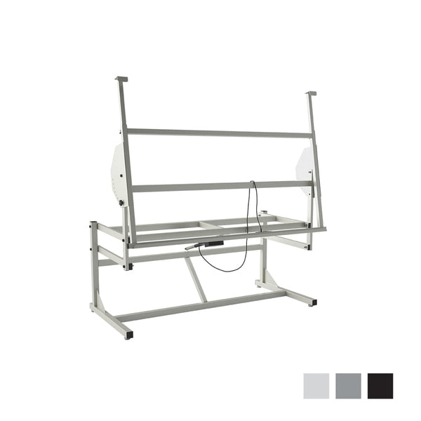 Wire Harness Frame,  Electric Height Adjust,  Manual 0 to 90 Degree Tilt,  36"d x 72"w,  350 lb cap,  PLT