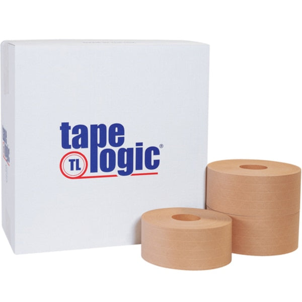 Tape Logic 6800 Water Activated Tape,  70mm x 375FT,  Kraft,  PK 8