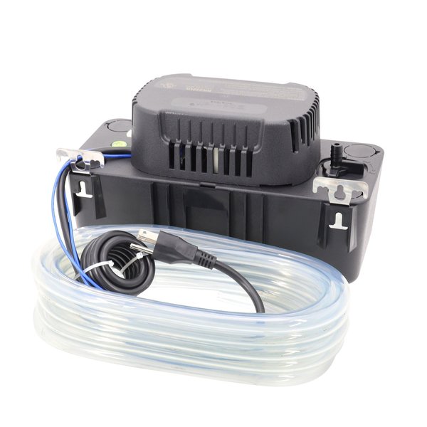 BK222TUL Medium Condensate Pump w/Safety Switch and tubing,  230V,  22 Foot Max Lift,  156gph