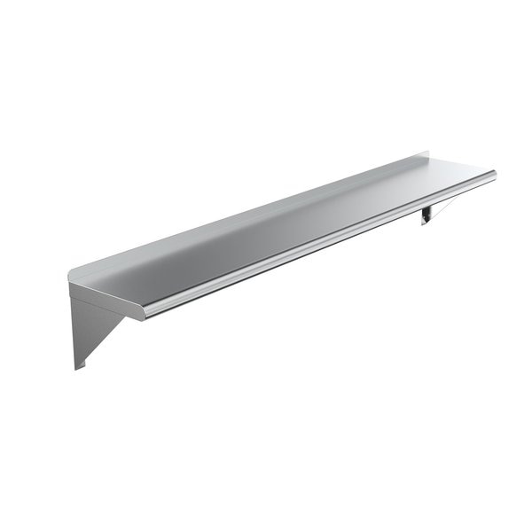 Stainless Steel Wall Shelf,  60 Long X 10 Deep