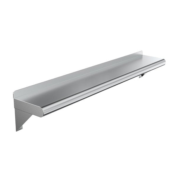 Stainless Steel Wall Shelf,  36 Long X 8 Deep