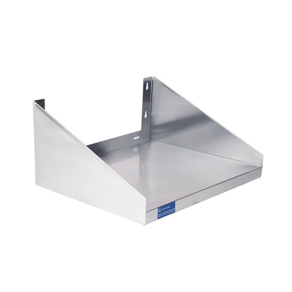 24in X 24in Stainless Steel Wall Mount Shelf With Side Guards