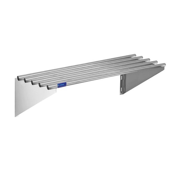 18inX 48in Stainless Steel Tubular Wall Shelf
