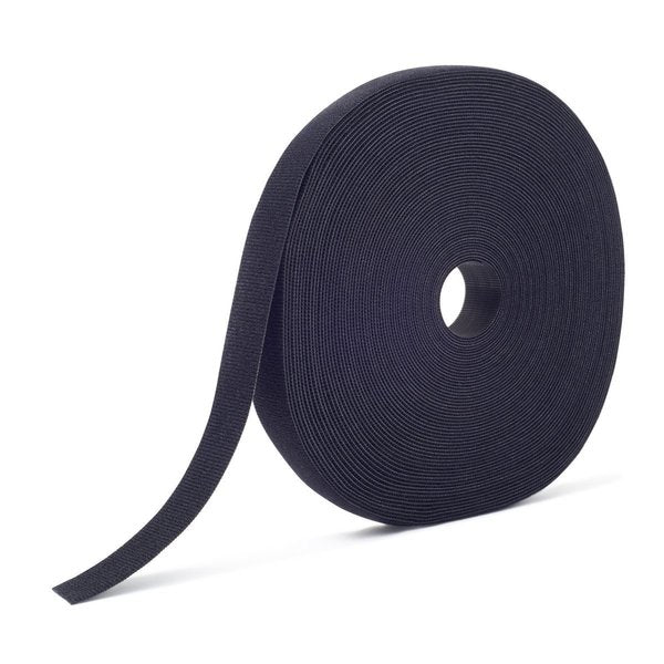 VELCRO Brand ONE-WRAP Roll Fire Retardant 0.75 in W x 25 yd L Black
