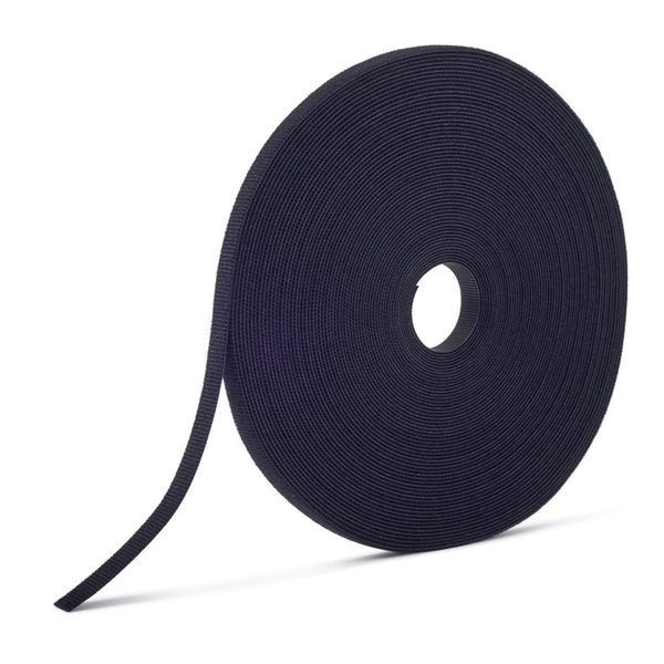 VELCRO Brand ONE-WRAP Roll 0.5 in W x 25 yd L Black