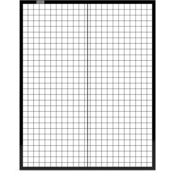 Global Industrial Machine Wire Guard Panel,  4'W,  Black
