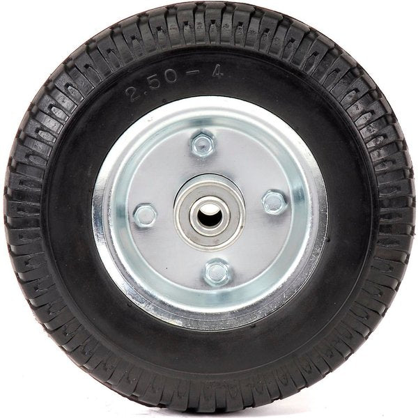 Marathon 00026N 2.80/2.50-4 Narrow Centipede Flat Free - 3" Centered - 1/2" Bearings
