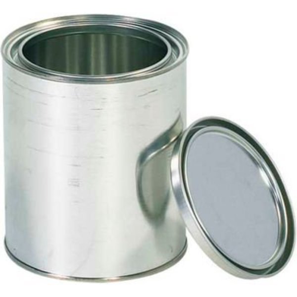 Global Industrial Paint Cans,  1 Qt.,  Silver,  36/Pack