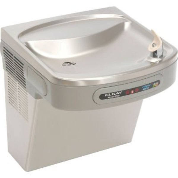 Elkay Water Cooler,  Filtered,  ADA Hands Free,  Stainless Steel,  115V,  60Hz,  5 Amps,
