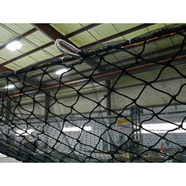 US Netting 10'x15' Fall Safety Net with Debris Liner,  Black
