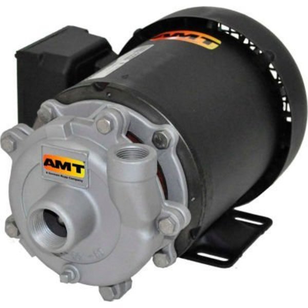 AMT 3/4in x 1/2in Cast Iron Straight Centrifugal Pump, Buna-N Seal, 1/2hp 3 Phase Motor