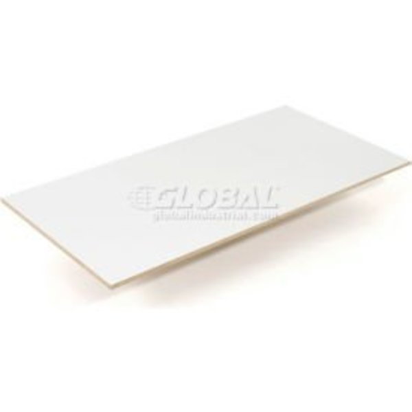 Global Industrial„¢ Melamine Laminated Deck 72"Wx48"Dx1/2" Thick