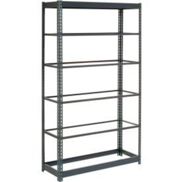 Heavy Duty Shelving 48"W x 12"D x 84"H With 6 Shelves - No Deck - Gray