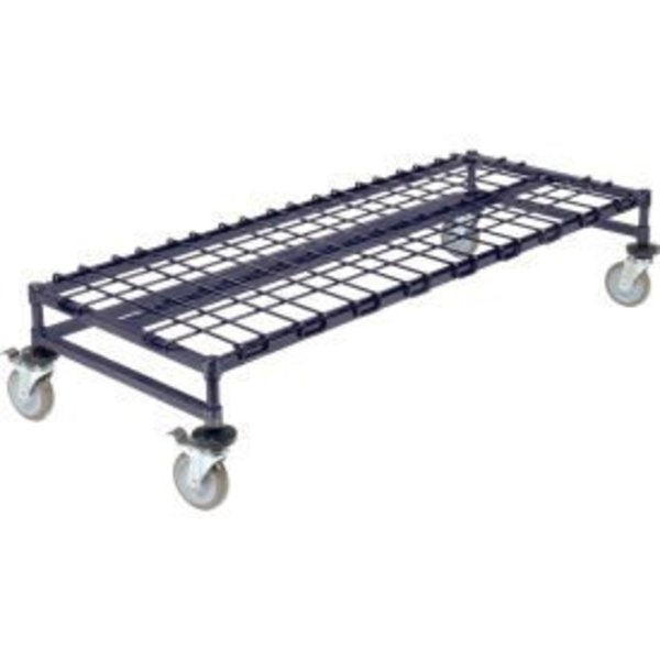 Nexel    Poly-Z-Brite    Mobile Dunnage Rack 24"W X 24"D - 4 Swivel Casters