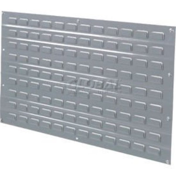 Louvered Wall Panel Without Bins 36x19 Gray Price for pack of 4