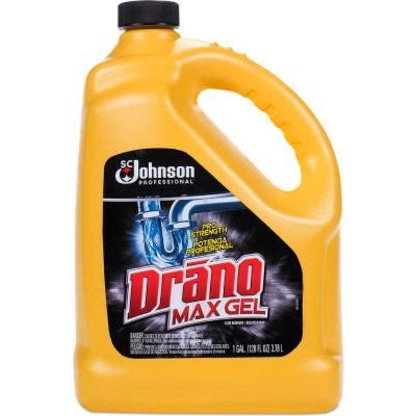 Drano® Max Gel Clog Remover,  Gallon Bottle,  4 Bottles - 696642
