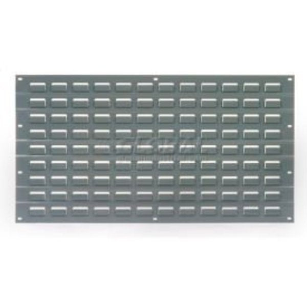 Louvered Wall Panel Without Bins 18x19 Gray Price for pack of 4