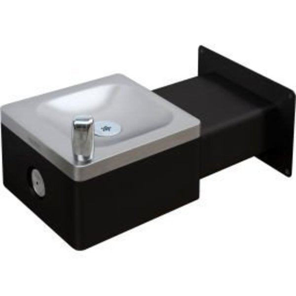 Global Industrialâ€žÂ¢ Outdoor Wall Mount Drinking Fountain,  Black