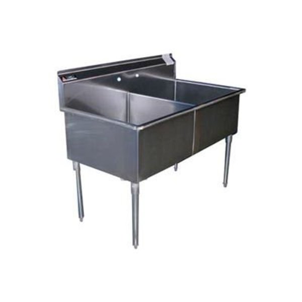 Aero Manufacturing Company® 2S2-2124 Premium SS Non-NSF Two Bowl Sink