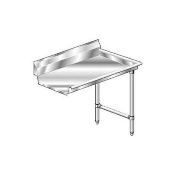 Deluxe SS NSF Clean Straight w/ Right Drainboard - 96 x 30