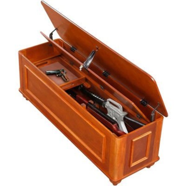 Gun Concealment Chest,  Keyed Lock,  82 lbs,  5 Long Guns