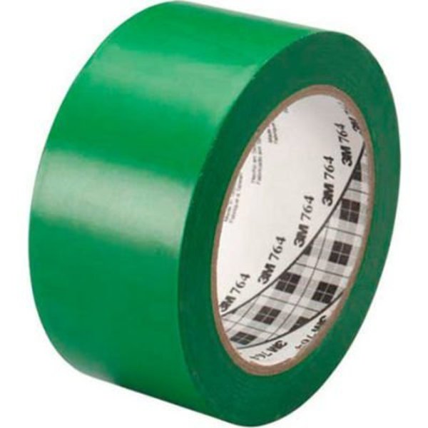 3Mâ€žÂ¢ 764 Vinyl Tape 2" x 36 Yds 5 Mil Green - 6/PACK