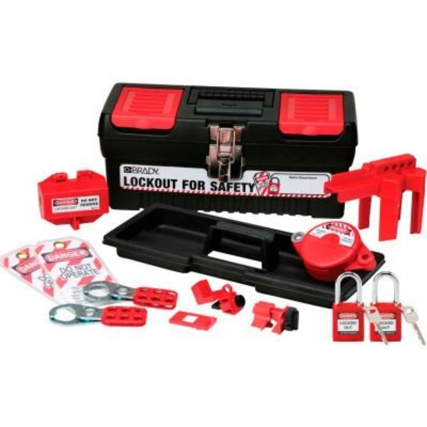 Brady® Personal Basic Lockout Toolbox Kit w/Safety Padlocks,  104795