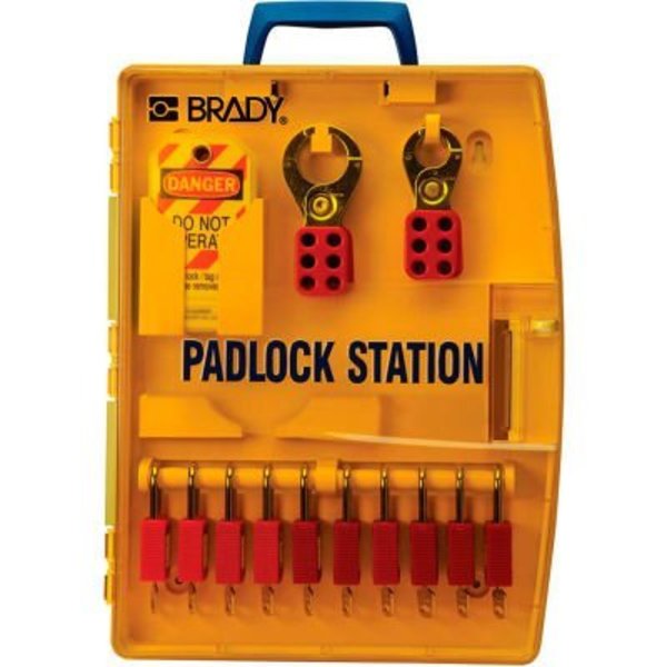 Brady® Ready Access Padlock Center w/Safety Padlocks,  105930