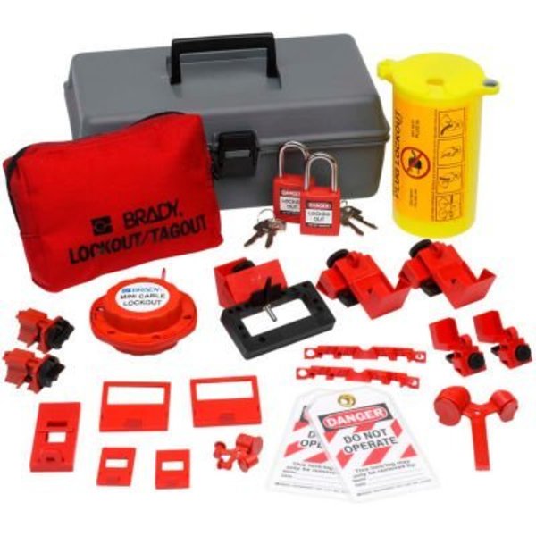 Brady® Electrical Toolbox Lockout Kit w/Safety Padlocks,  99312