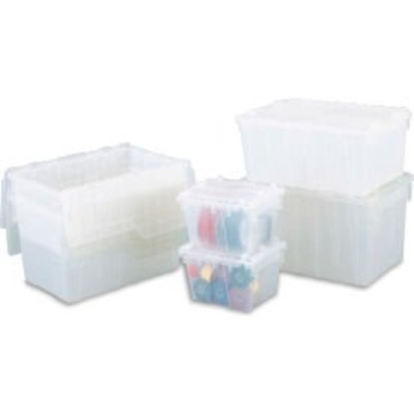 ORBIS Flipak® Attached Lid Container FP06 - 15-1/5 x 10-9/10 x 9-7/10,  Clear