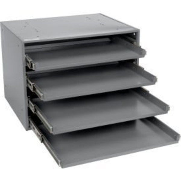 Durham Heavy Duty Bearing Rack 303B-15.75-95 - For Large Compartment Boxes - Fits Four Boxes